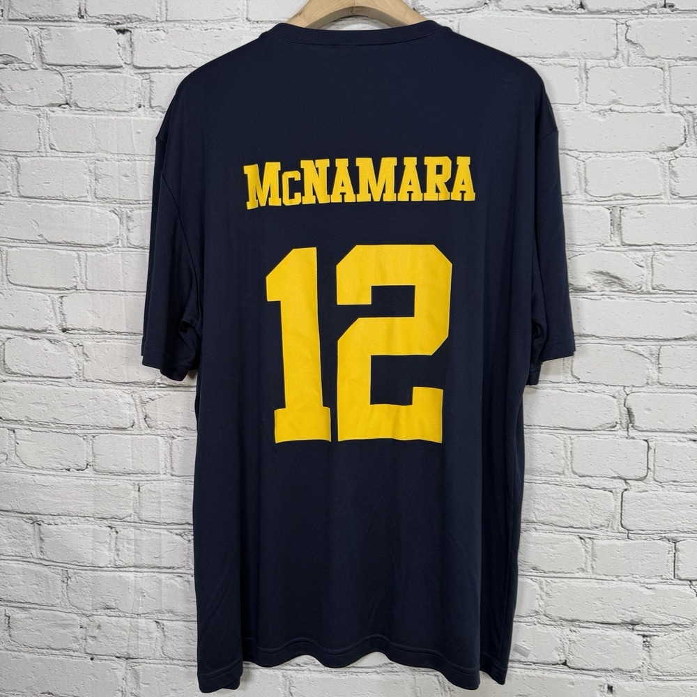 Michigan Wolverines‎ Cade McNamara #12 Valiant Brand Jersey Shirt 2XL NIL